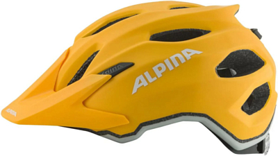 Велошлем ALPINA Carapax Junior Burned-Yellow Matt