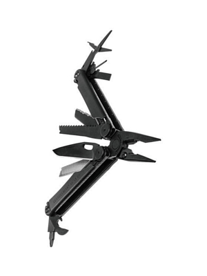 Мультиинструмент Leatherman Wave Plus Black, 18 функций, нейлоновый чехол Черный