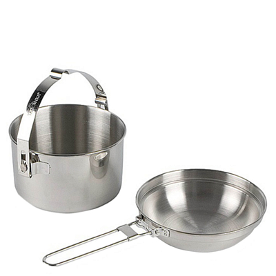 Котелок Tatonka Kettle 1.6 с крышкой сковородкой