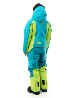 Комбинезон сноубордический детский Dragonfly Gravity DarkGreen/Lime