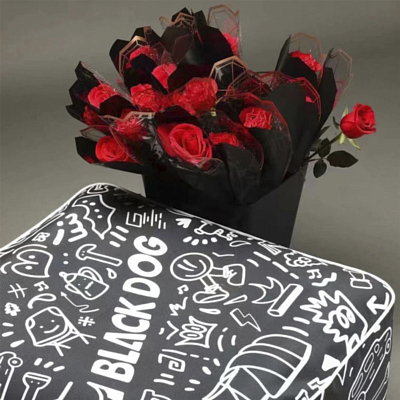 Стул BlackDog Inflatable Square Stool Crazy Dreamer