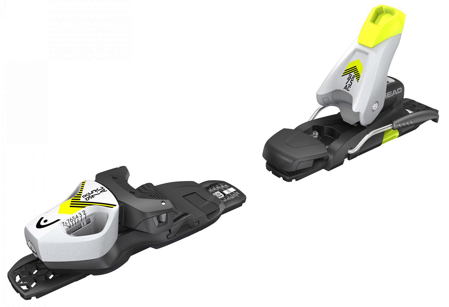 Горные лыжи с креплениями HEAD 2020-21 V-Shape Team SLR Pro (117-157)+SLR 7.5 GW AC BRAKE 78 [H] black/yellow