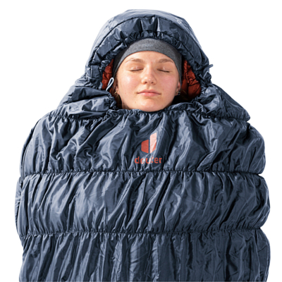 Спальник Deuter Exosphere 0° SL Left Ink/Redwood