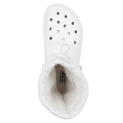 Crocs Classic Lined Neo Puff Boot White White