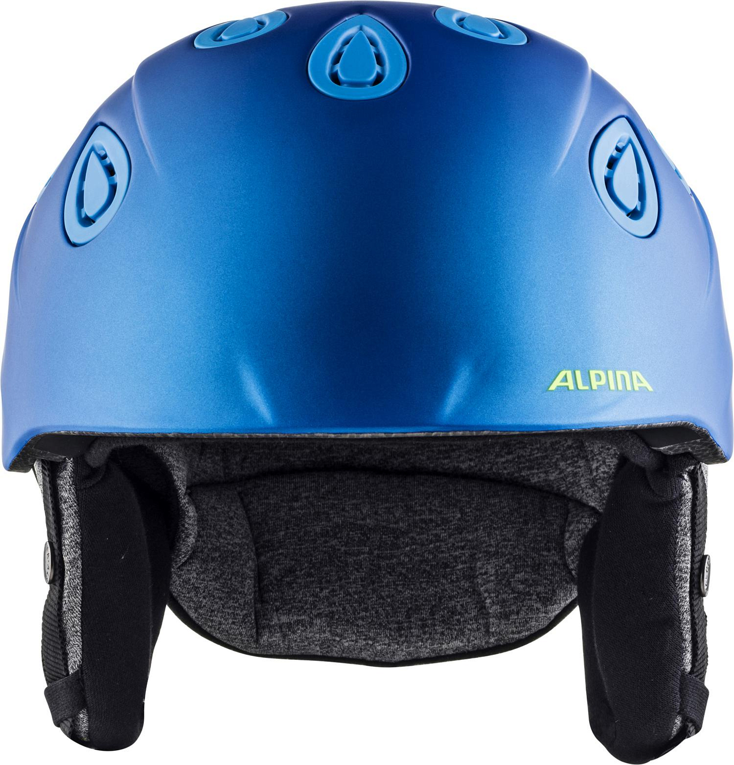 Зимний Шлем Alpina 2020-21 Grap 2.0 Blue/Neon/Yellow Matt