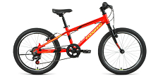 Велосипед Forward Rise 20 2.0 2022 красный/ярко-желтый