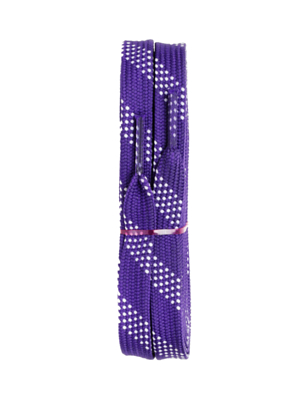 Шнурки для коньков FLAME Hockey Elite Jr 183см (72&quot;) с пропиткой фиолетовый
