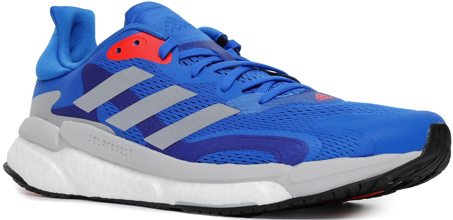 Беговые кроссовки Adidas Solar Boost 3 M Football Blue/Silver Metallic/Solar Red