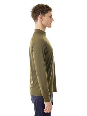 Джемпер для активного отдыха Dolomite Tee M's Cristallo Zip Merino LS Burnished Green