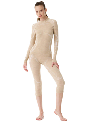 Кальсоны 3/4 Accapi Ergowool Nude/White