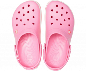 Сандалии Crocs Crocband Pink Lemonade/White