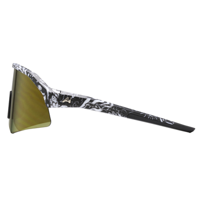 Очки солнцезащитные ALPINA Sonic Hr Q-Lite Blackbird Matt/Q-Lite Green I Gold Mirror Cat.3