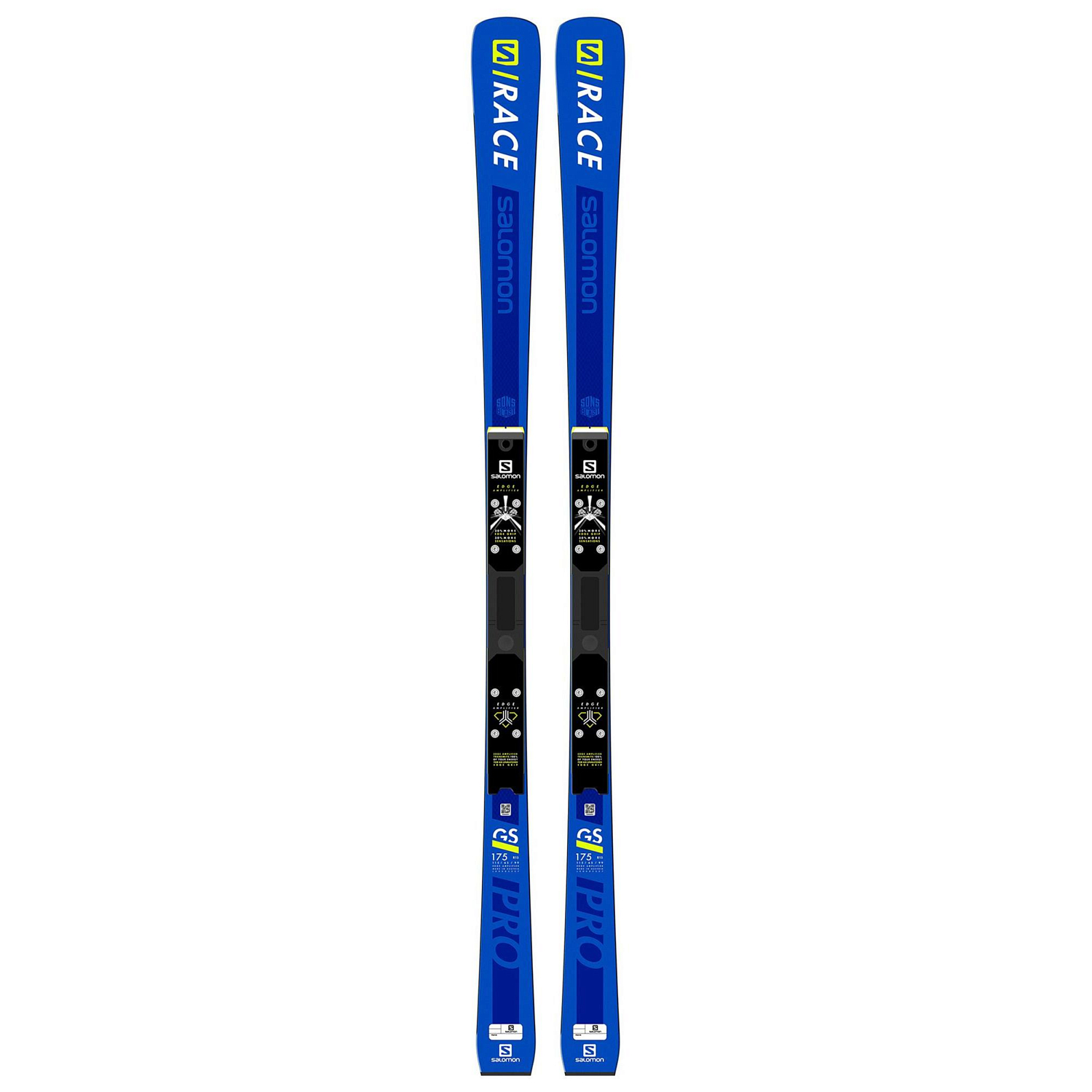 Горные лыжи SALOMON 2019-20 S/Race Pro 175 + P80 Blue/Fluo Yellow