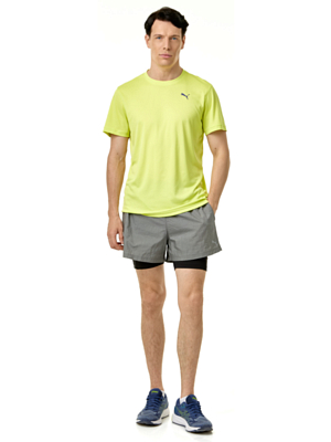 Футболка беговая Puma Graphics Faster Lemon Sherbert