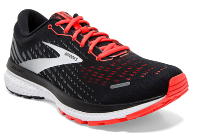 Кроссовки BROOKS Ghost 13 Black/Ebony/Coral