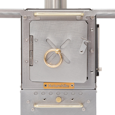 Печка Naturehike Icefield Ranger Desktop Firewood Stove Silver