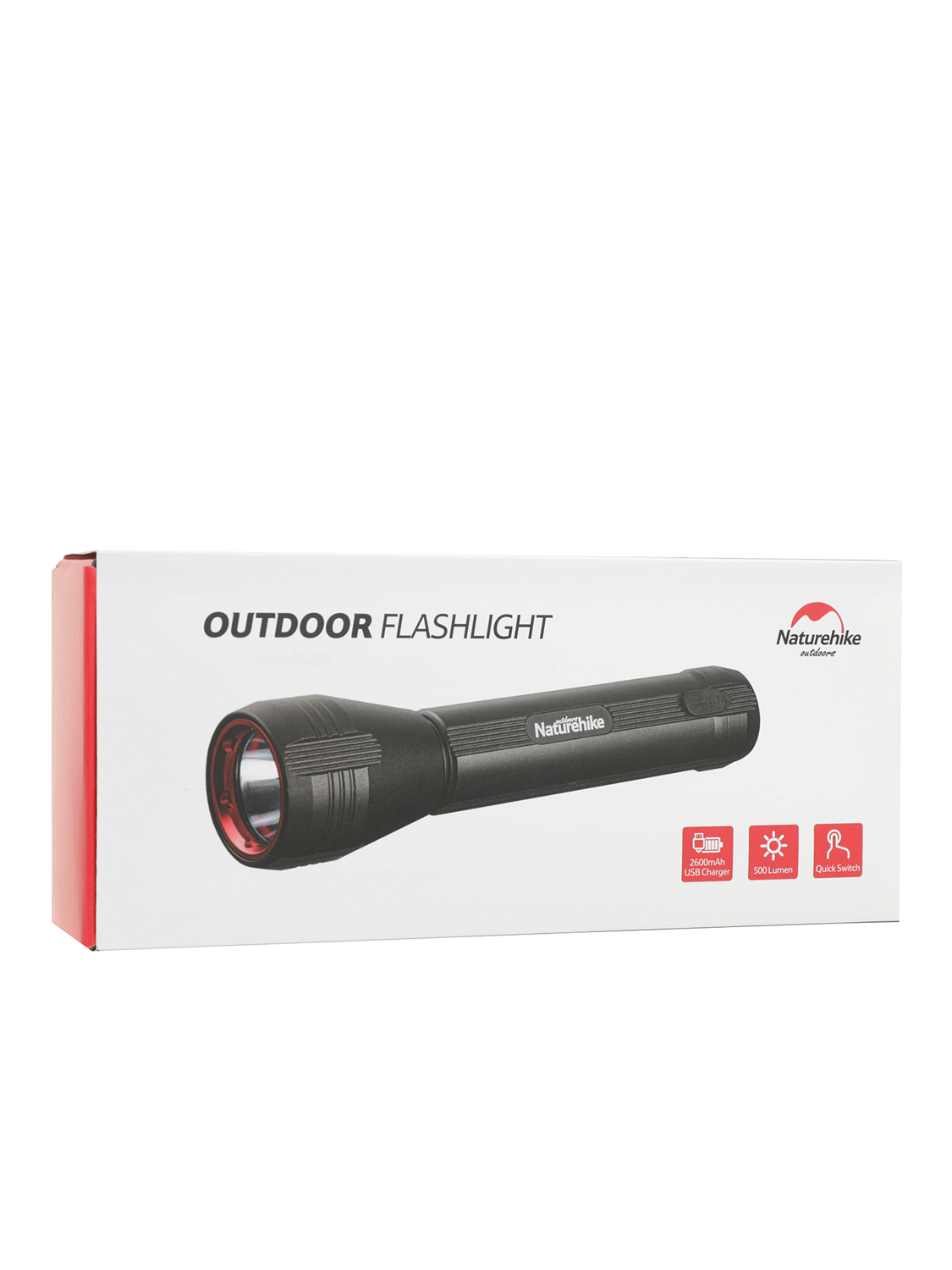 Фонарь ручной Naturehike Outdoor Flashlight Black