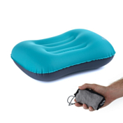 Подушка Naturehike 2022 Lightweight Tpu Aeros Inflatable Pillow With New Nozzle Blue