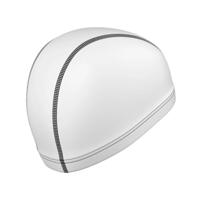 Шапочка для плавания MAD WAVE Ergofit Lycra White