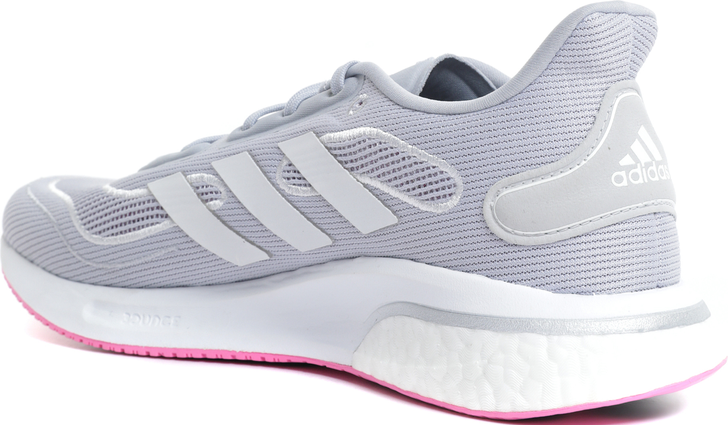 Беговые кроссовки Adidas Supernova W Hal Silver/Ftw White/Screwaming Pink
