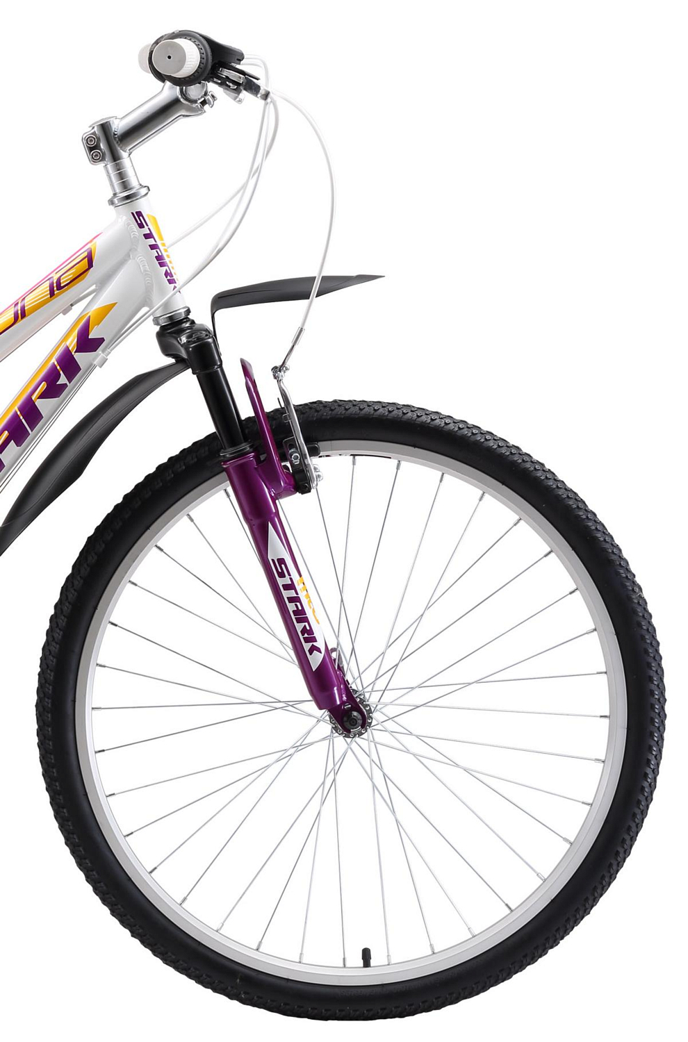 Велосипед Stark Luna 26.1 V 2018 white/purple/yellow