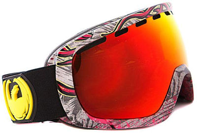 Маска горнолыжная Dragon Rogue Red Migraine/ Red lonized