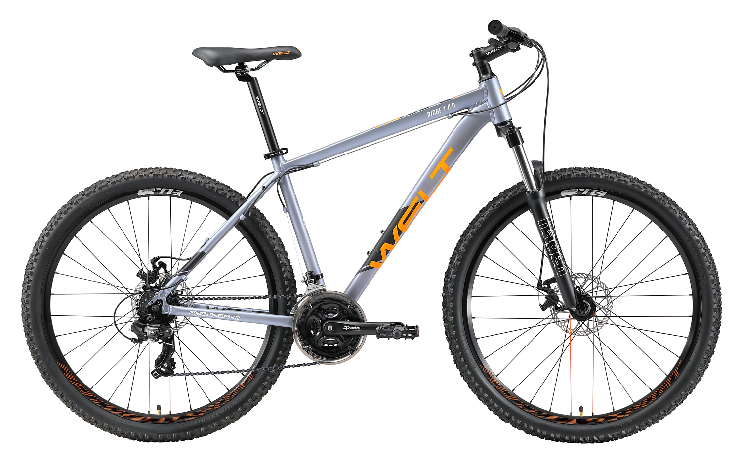 Велосипед Welt Ridge 1.0 D 29 2021 Metal grey