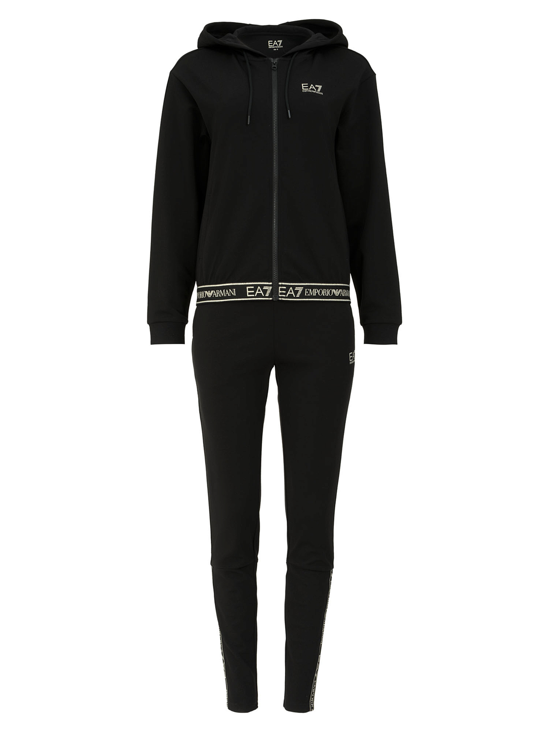 Костюм EA7 Emporio Armani Train Tracksuit W HO FZ OH Logo Series Tape Black