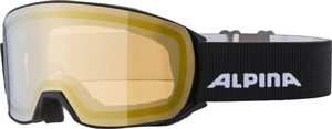 Очки горнолыжные ALPINA Nakiska Q-Lite Black Matt/Q-Lite Gold S1