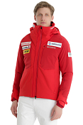 Куртка горнолыжная Descente 2020-21 S.I.O. Insulated jacket Swiss National Team Replica Dark red/Electric red