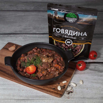 Туристическое питание Кронидов Говядина с фасолью 250 г
