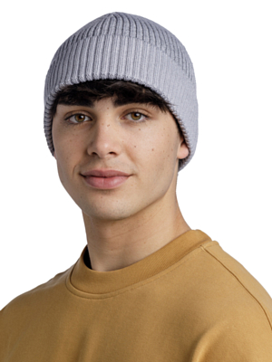 Шапка Buff Merino Active Solid Light Grey