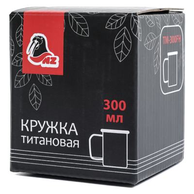 Кружка NZ TM-300FH 300 мл титан