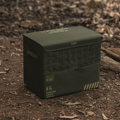 Ящик складной Cargo Container Twin Trash Gray