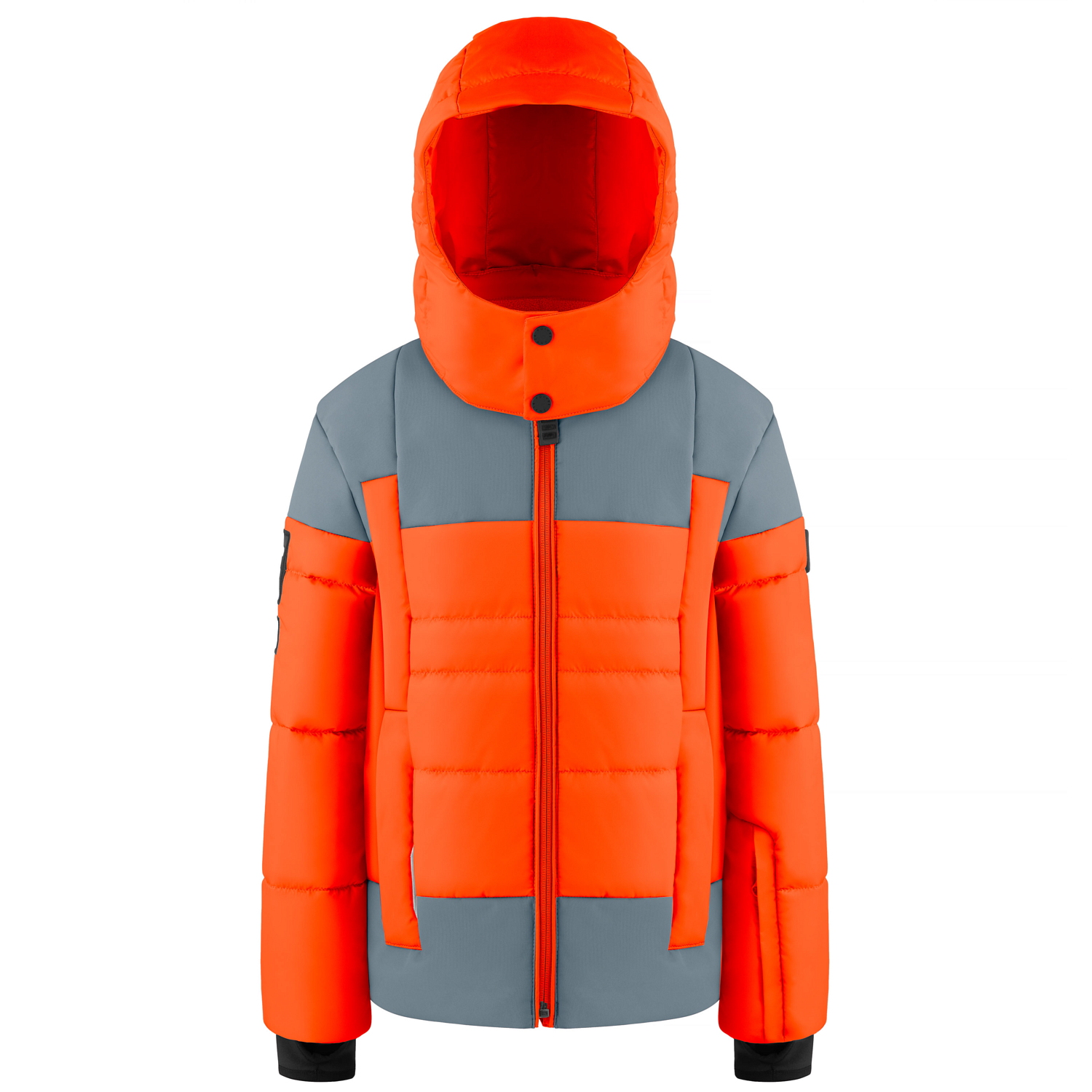 Куртка горнолыжная детская Poivre Blanc W22-0903-JRBY/A Multico Flame Orange