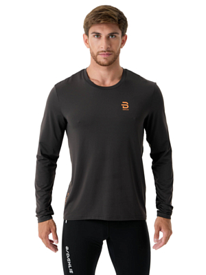 Футболка с длинным рукавом беговая Bjorn Daehlie Long Sleeve Flash Obsidian