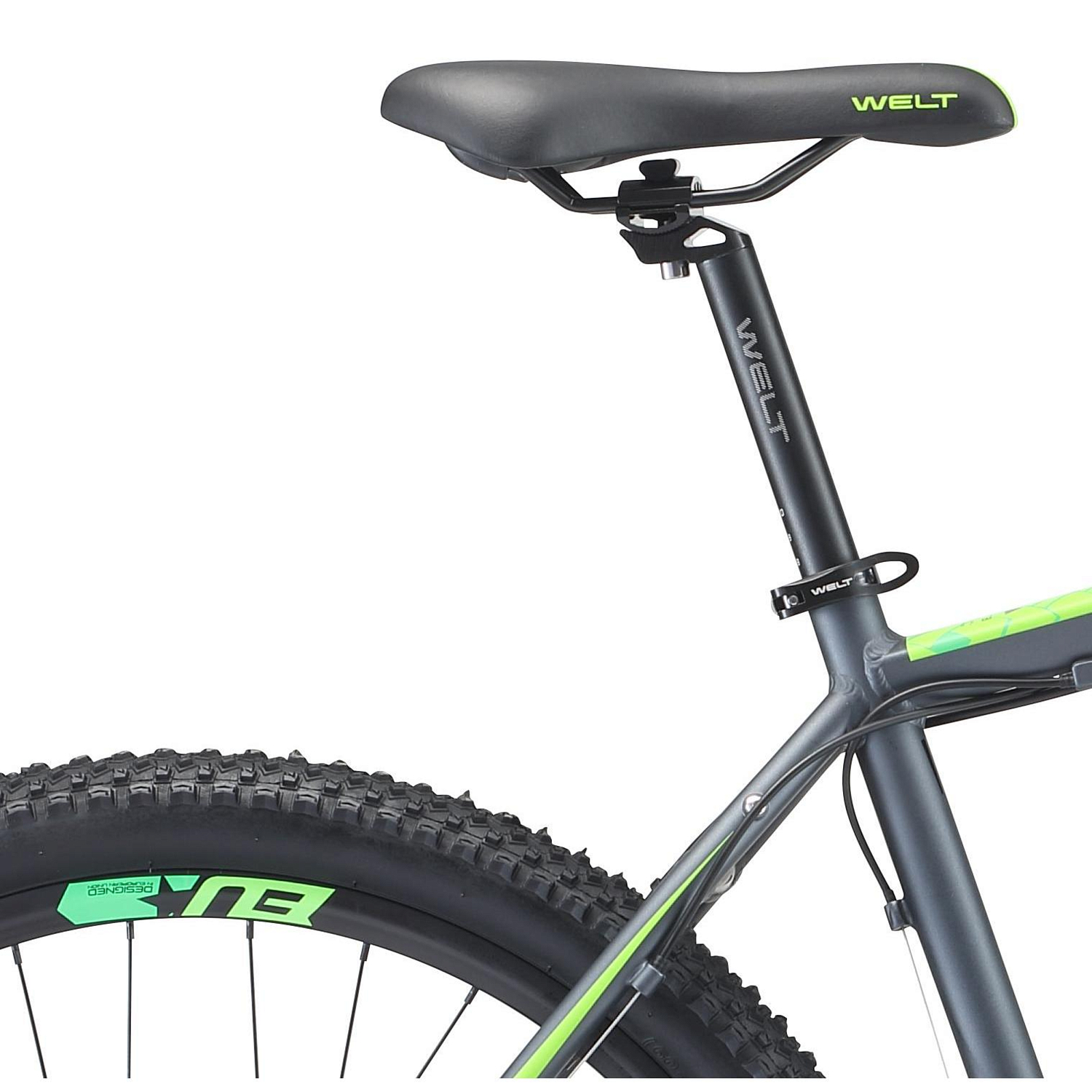Велосипед Welt Ridge 1.0 HD 2019 matt dark grey/green