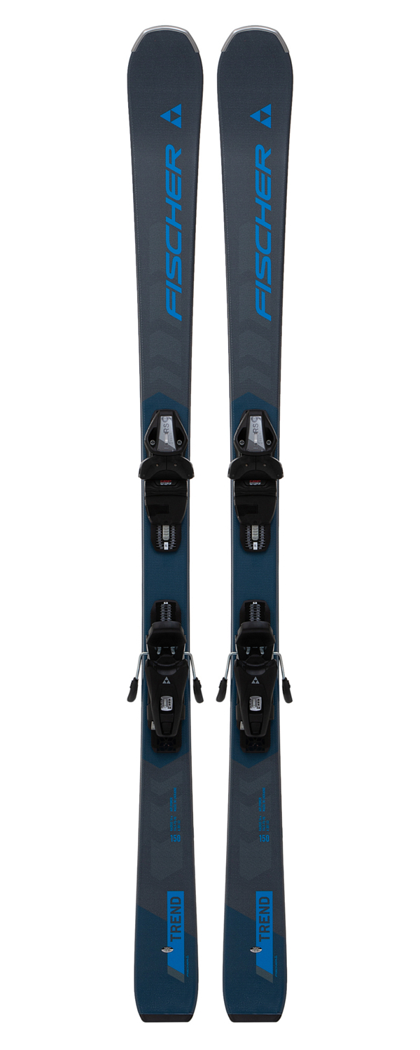 Горные лыжи с креплениями FISCHER RC TREND + RS9 Solid black/Black