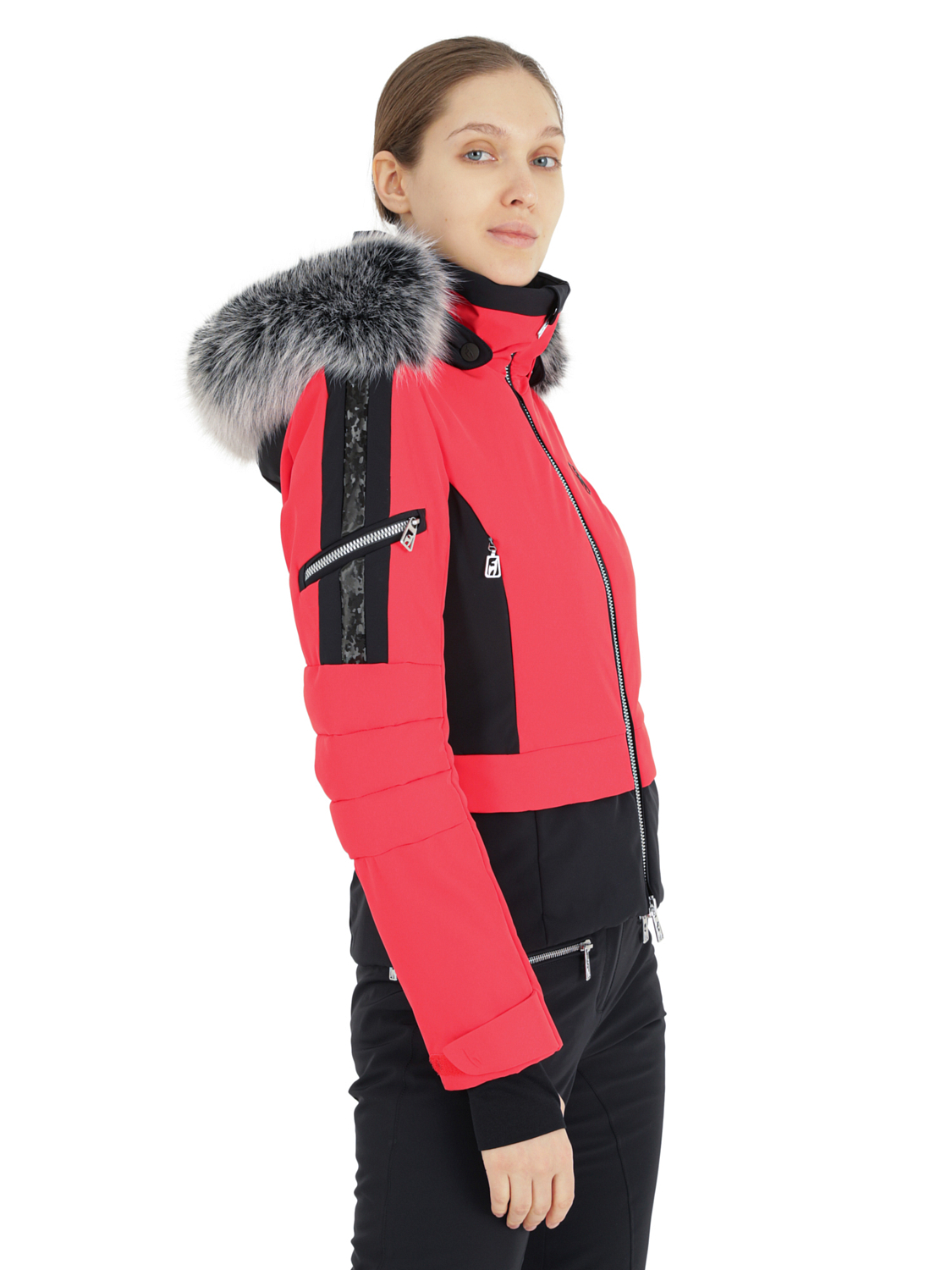 Куртка горнолыжная с воротником TONI SAILER Lara Pink Red