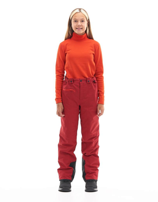Брюки сноубордические Dragonfly Gravity Teenager Dark Red