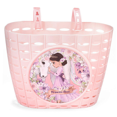 Корзина на руль Vinca Sport 200x150x130мм, &quot;Princess Alice&quot; Pink