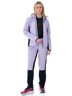 Куртка беговая Nordski Hybrid Warm W Lavender/Black