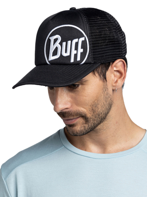 Кепка Buff Trucker Cap Logo Black