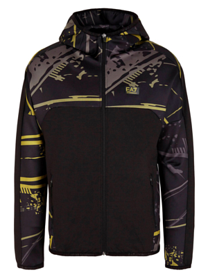 Толстовка EA7 Emporio Armani Vigor 7 Hoodie FZ Fancy Black