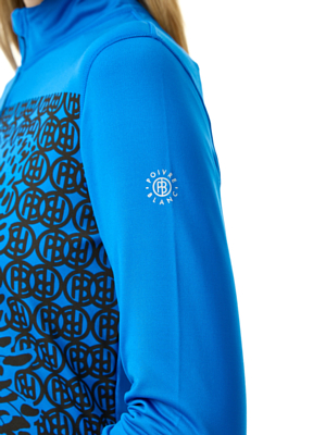 Джемпер Poivre Blanc W22-1940-WO/L Leopard King Blue