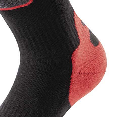 Носки LENZ Skiing 1.0 Black/Grey/Red