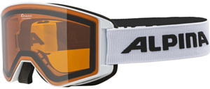 Очки горнолыжные ALPINA Narkoja White Matt/Orange S2