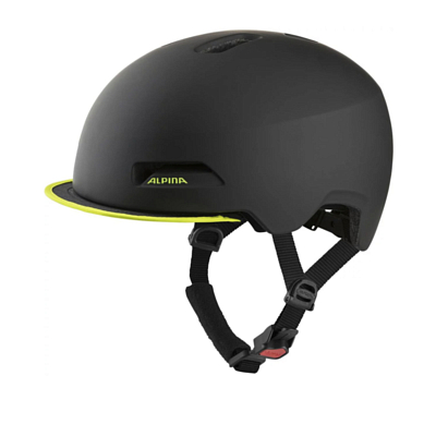 Велошлем ALPINA Brooklyn Black-Neon/Yellow Matt