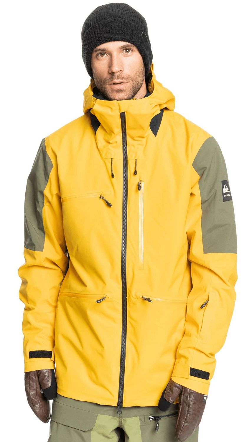 Куртка сноубордическая Quiksilver Travis Rice Stretch Snow Jacket Golden Rod