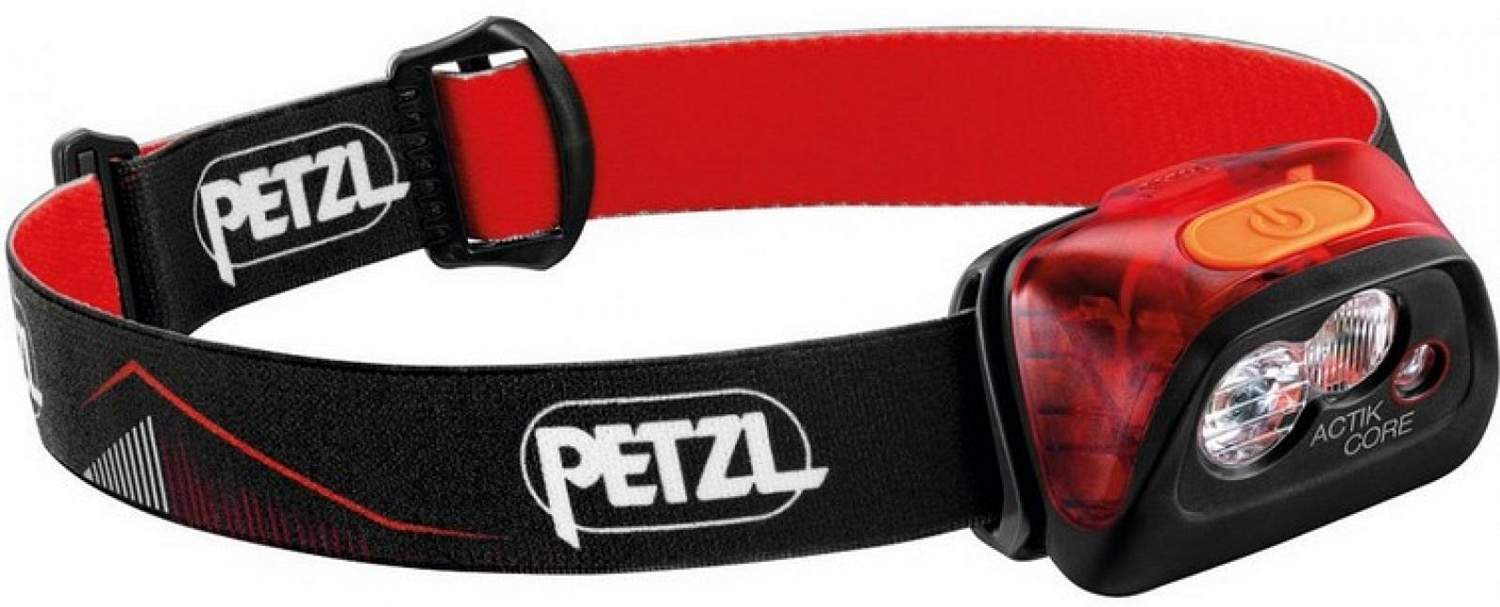 Фонарь налобный PETZL Actik Core Красный